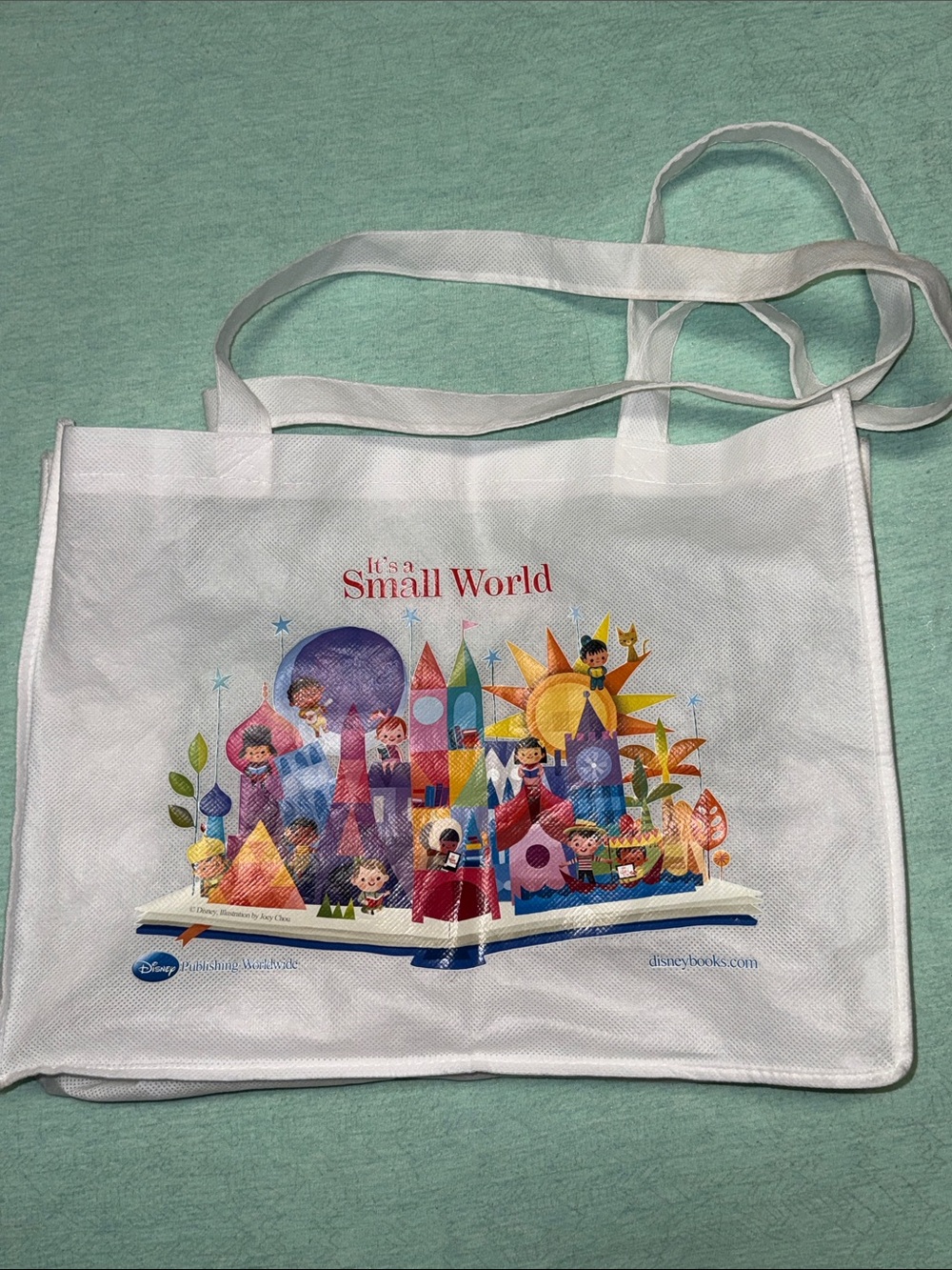 Disney It’s a Small World collectible tote bag, limited edition promotional bag